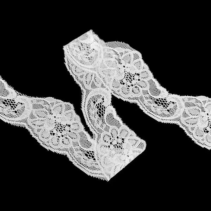 2.1 inch | Cutwork Floral Nylon Lace | 5 Meters | SKU-W7