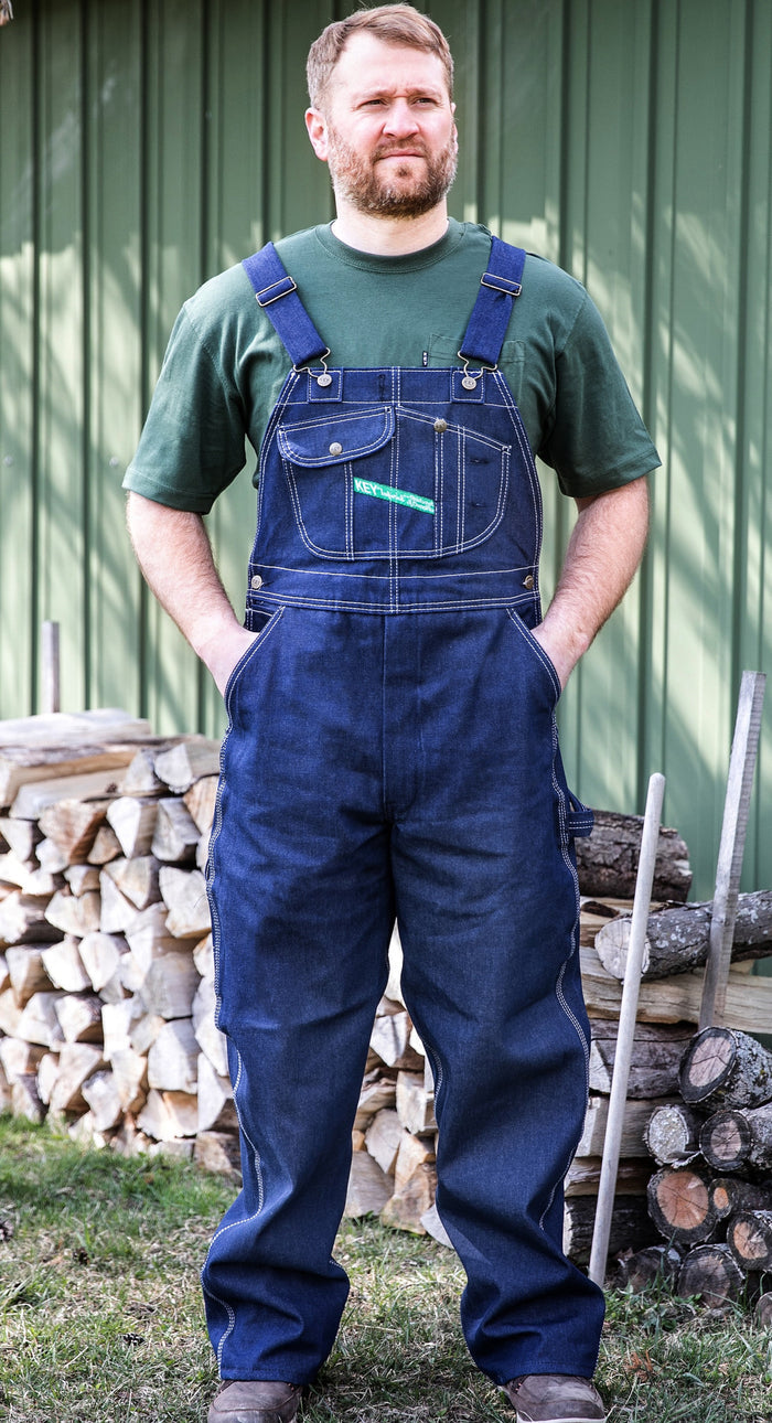 Key 273.43 Rinsed Washed Bib Overall