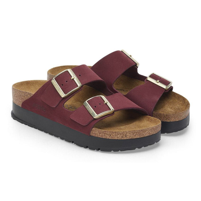 Birkenstock Arizona Platform in Nubuck - On The EDGE
