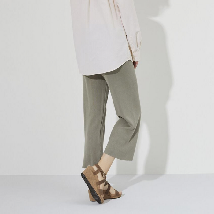 Birkenstock Sibyl Wedge Heel Leather Sandal - On The EDGE