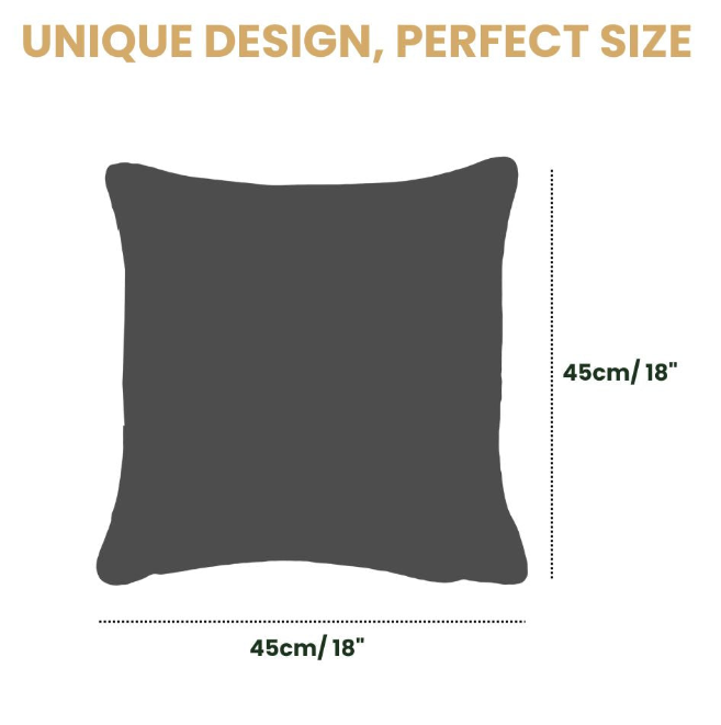 CCOV-RWC-COPPIA | Cappia Cat Rosina Cat Design Home Pillow Case/ Cushion Cover 18x18 Inch