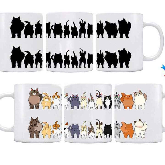 Color Changing Dog Mug with Thermochromic Design by Sunkiss