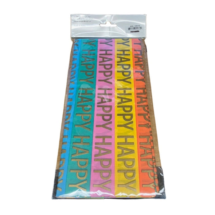 DESIGN Happy Happy Tissue Paper - 4 Sheets