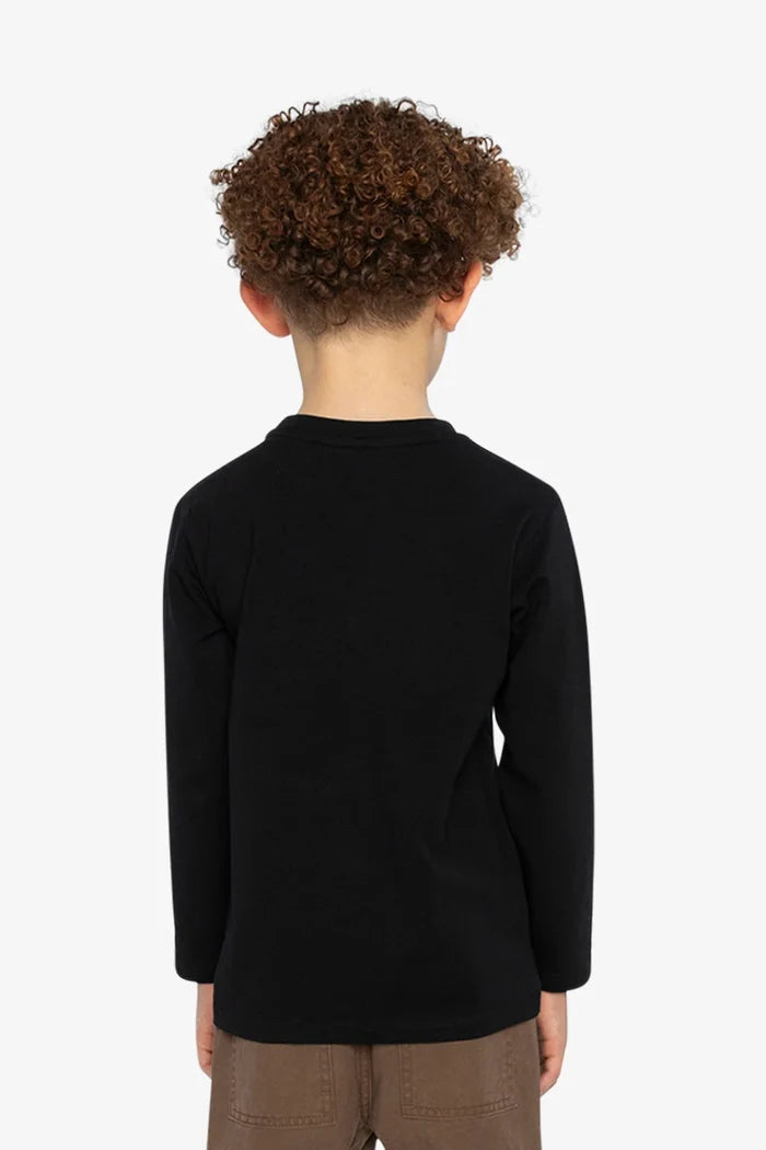 Deux Par Deux Organic Cotton Jersey T-Shirt - Black And Beige