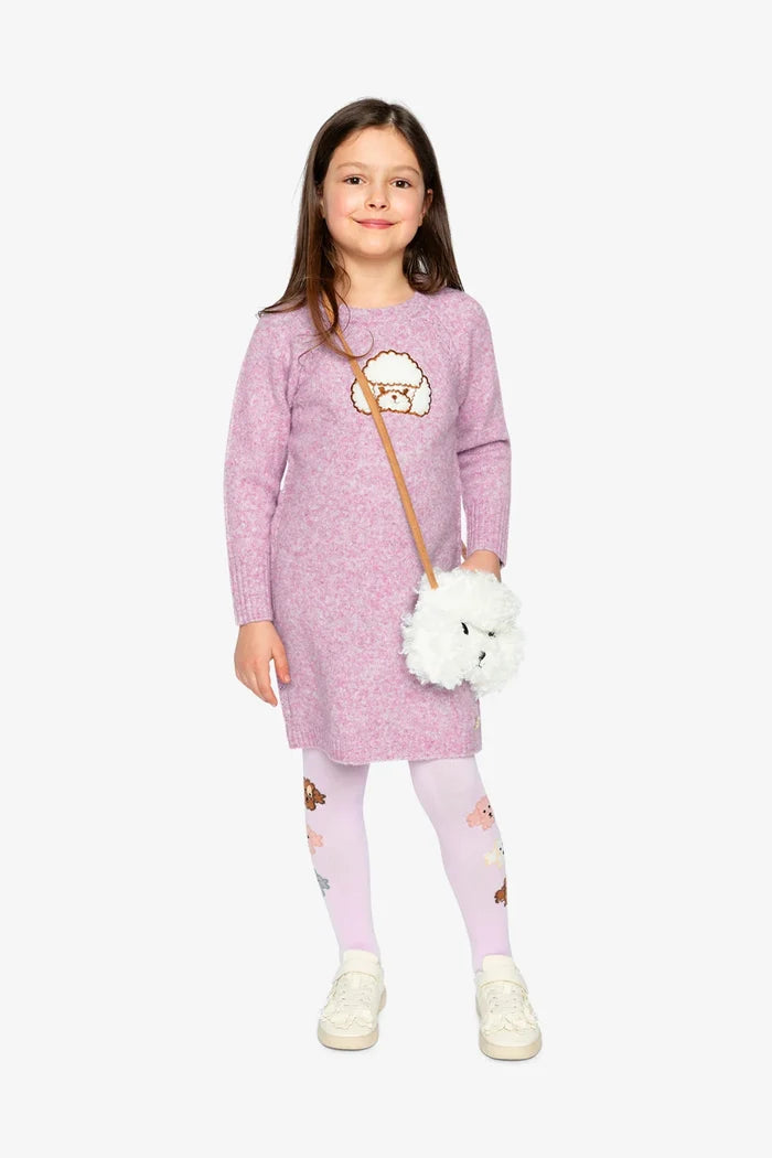 Deux Par Deux Poodle Knit Sweater - Lavender