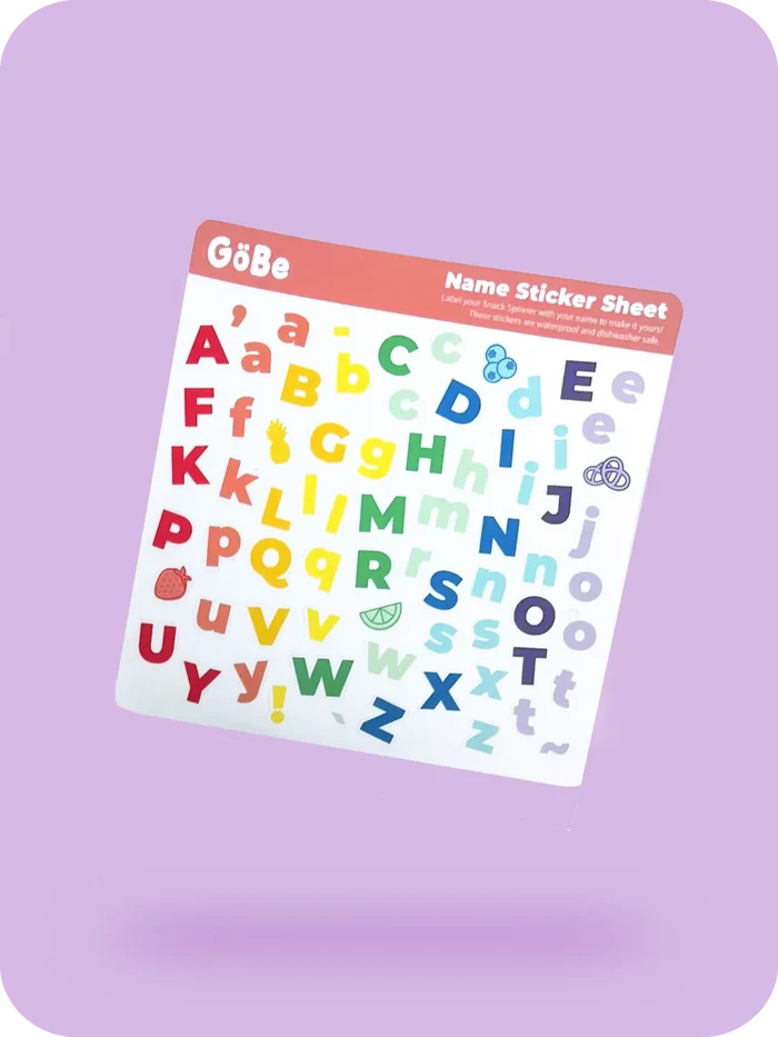 Gobe Name Sticker Sheet