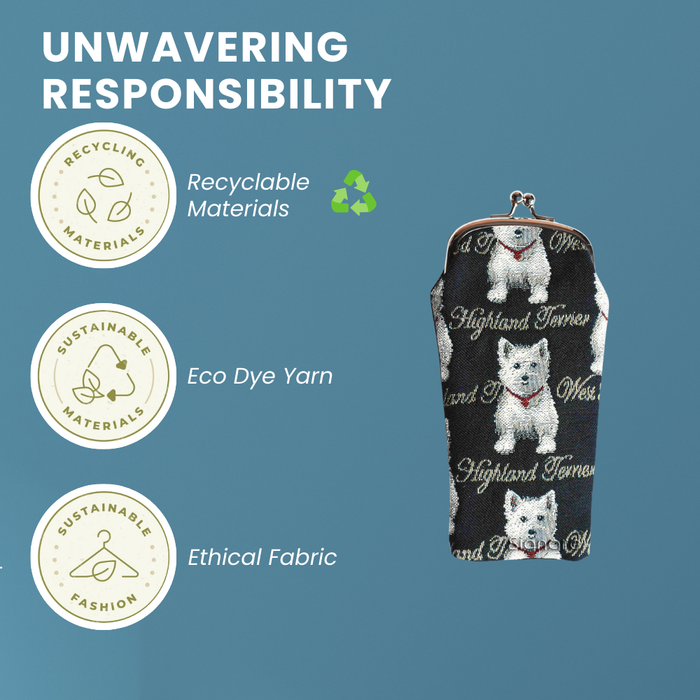 GPCH-WES | WESTIE DOG GLASSES SUNGLASSES POUCH CASE