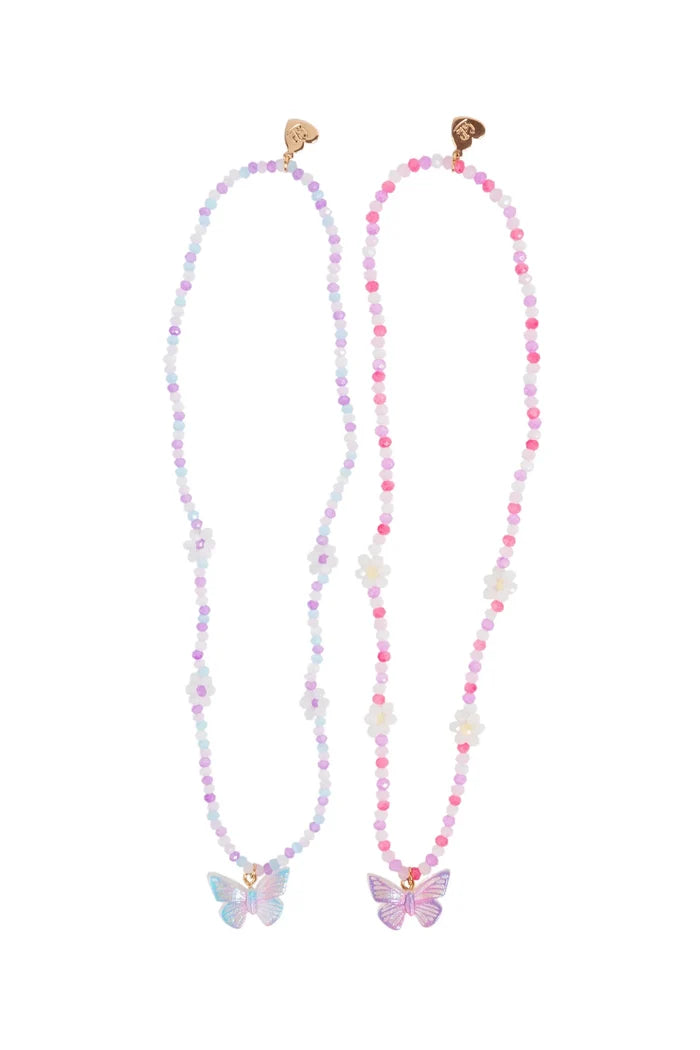 Great Pretenders Assorted Butterflies and Daisies Necklace