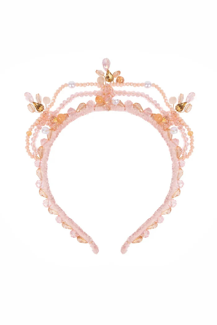 Great Pretenders Blushing Crystal Beaded Tiara