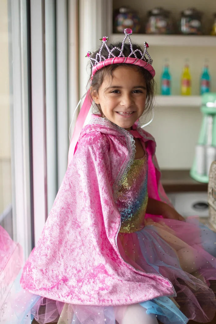 Great Pretenders Diamond Sparkle Cape - Dark Pink
