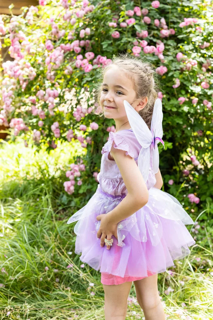 Great Pretenders Flutter Butterfly Skirt & Wings Set - Lilac
