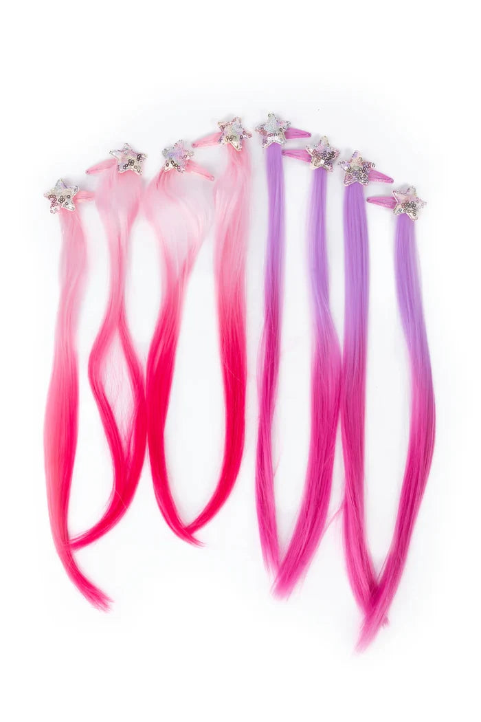 Great Pretenders Rodeo Drive Clip in Extensions 8pc - Multi Color