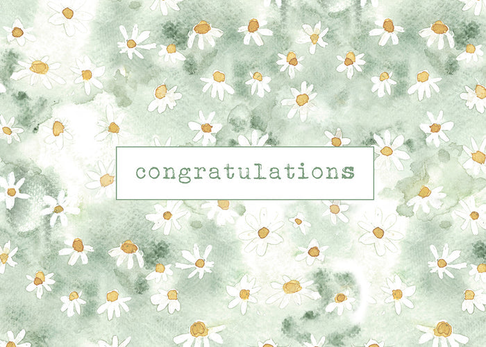 Greeting Cards - Marguerite/ Congratulations