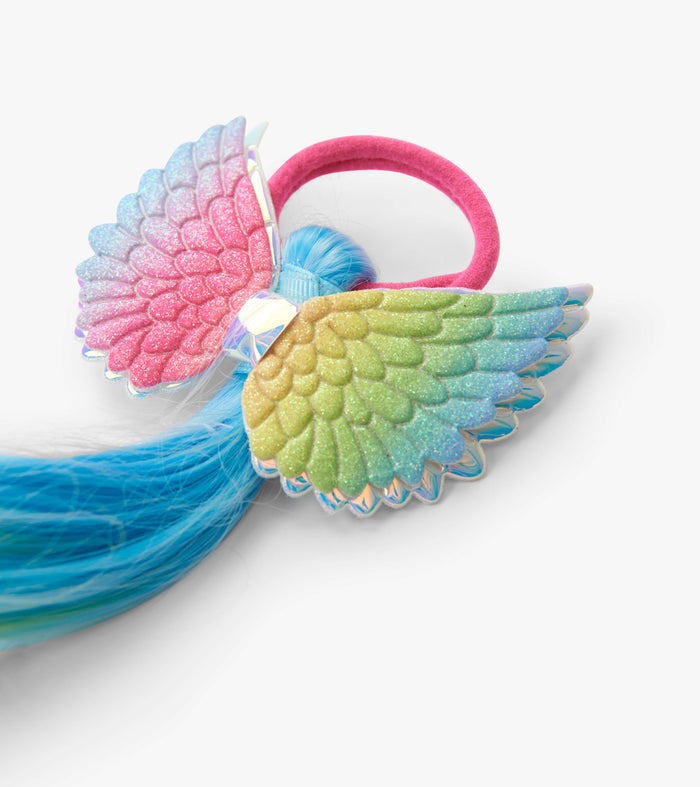 Hatley Angel Wings Faux Hair Elastic Extensions