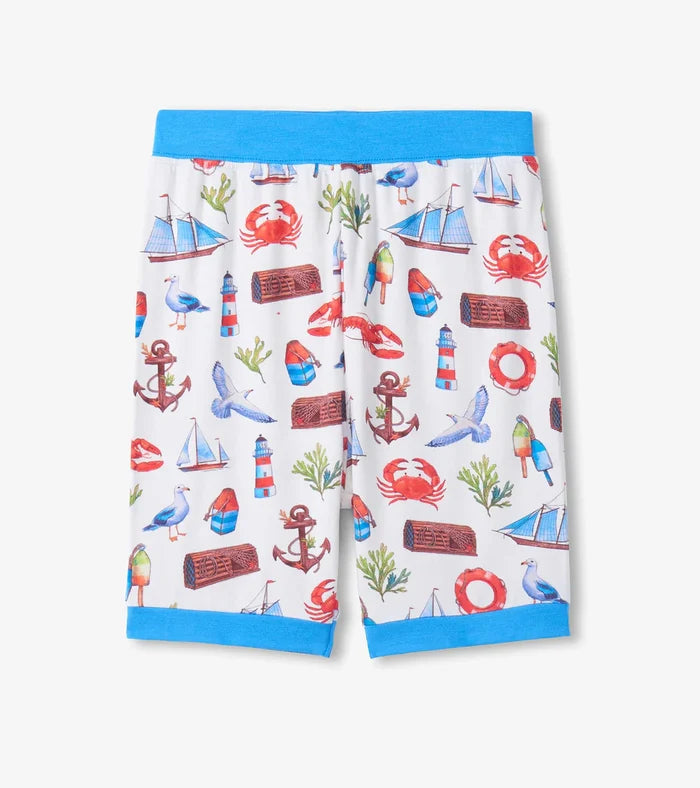 Hatley Bamboo Coverall - Painted Seascape