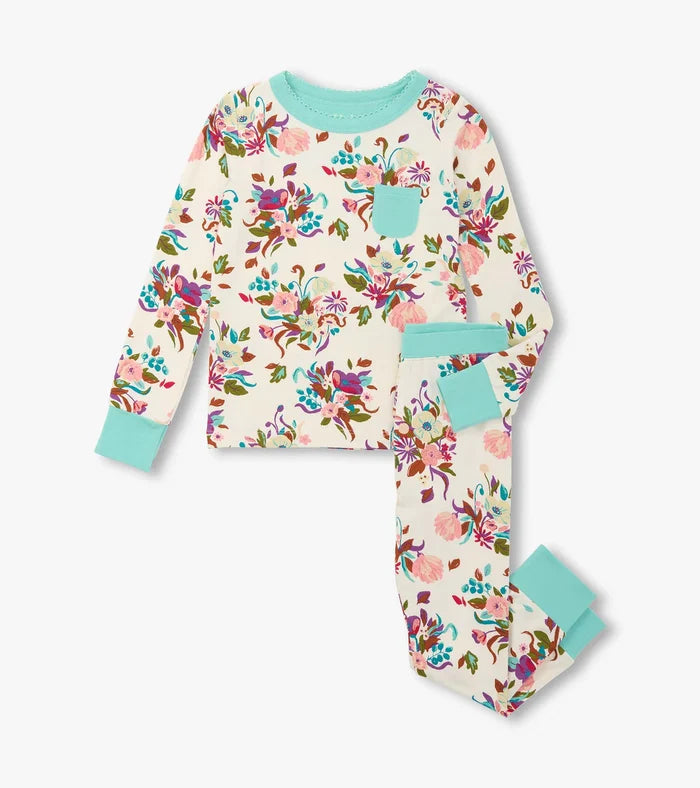 Hatley Bamboo Pajama Set - Fall Floral