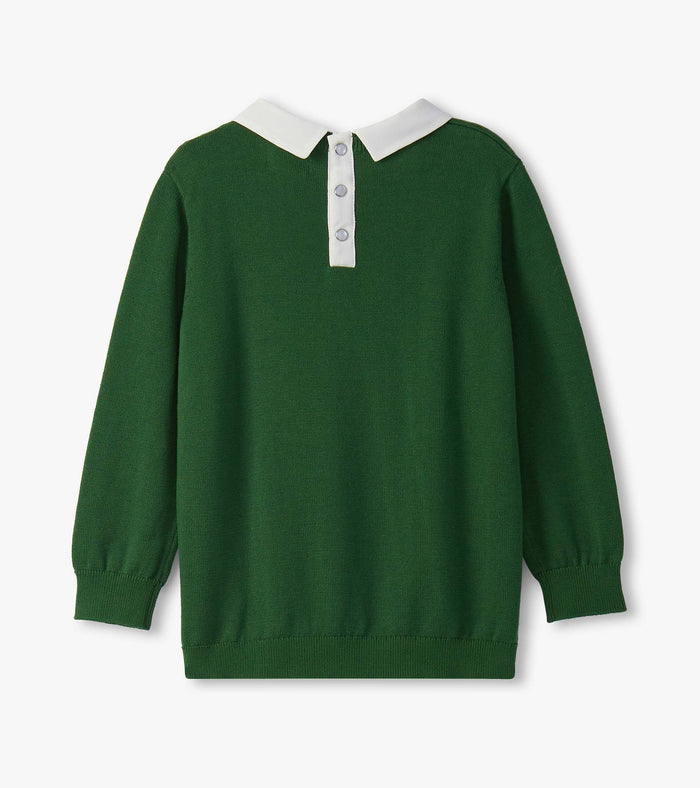 Hatley Little Pea Sweater - Eden Green