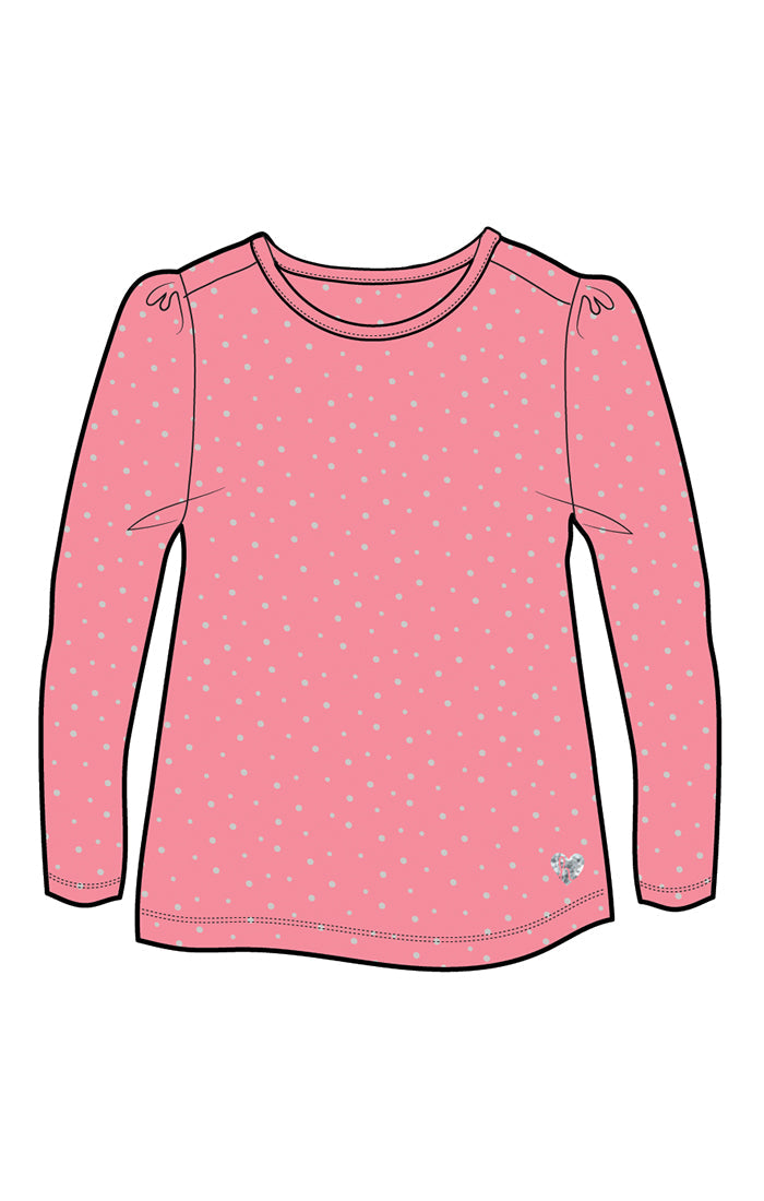 Hatley Long Sleeve Tee - Flamingo Melt