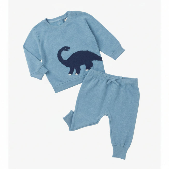 Hatley Pull On Sweater Set - Dinosaur