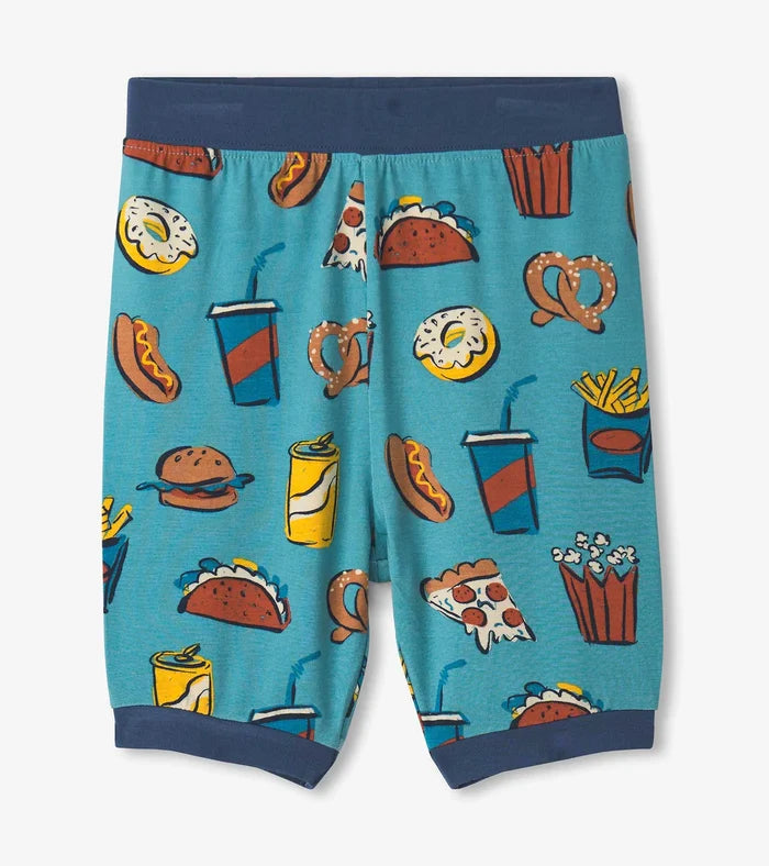 Hatley Shorts Bamboo Pajama Set - Carnival Eats