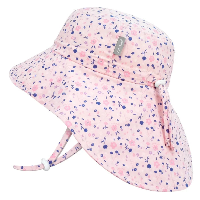 Jan & Jul Cotton Xplorer Hat - Pink Blossoms