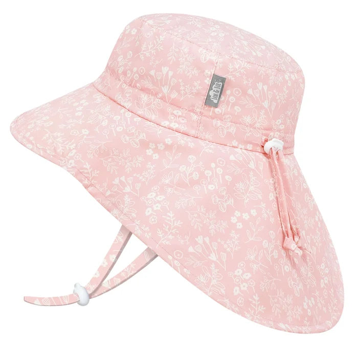 Jan & Jul Gro-With-Me Aqua-Dry Adventure Hat - Pink Prairie