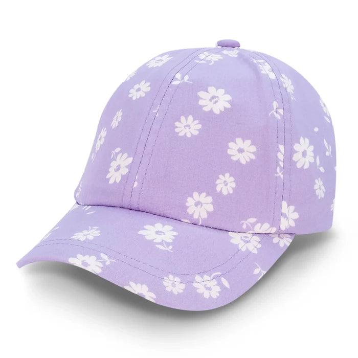 Jan & Jul Lite Baseball Cap - Purple Daisy