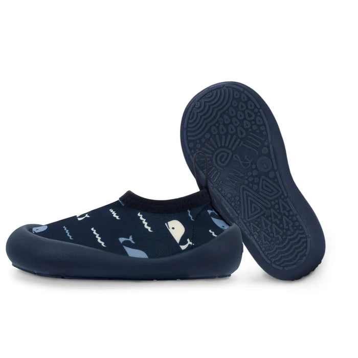 Jan & Jul Water Play Shoes - Navy Whale Tales