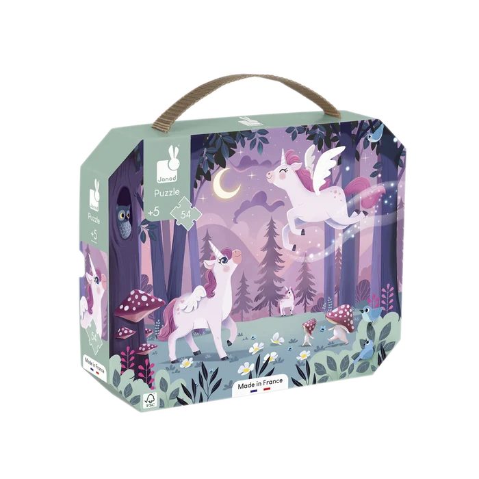 Janod 54pc Puzzle - Unicorns
