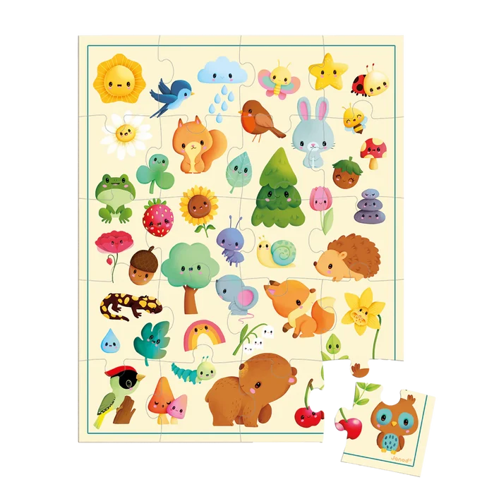 Janod Puzzle 20pc - Nature Picture