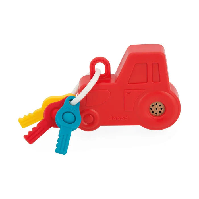Janod Tractor Key Ring - The Farm