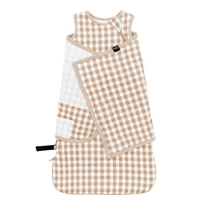 Kyte Baby 1.0 TOG Sleep Bag Swaddler - Gingham Bisque