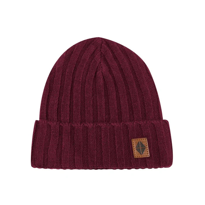 Kyte Baby Chunky Knit Ribbed Beanie - Burgundy