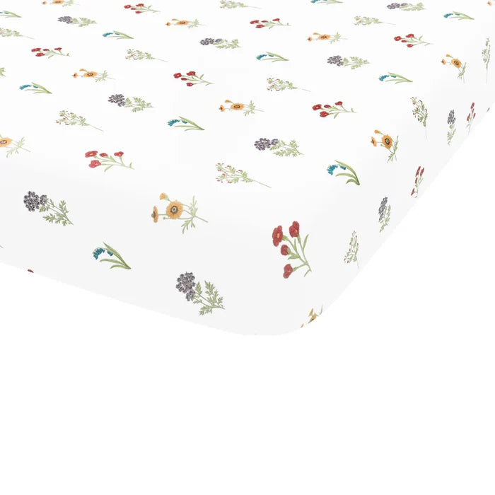 Kyte Baby Crib Sheet - Wildflower