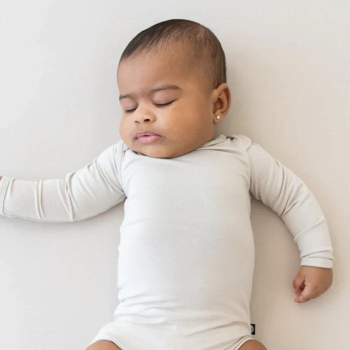 Kyte Baby Long Sleeve Bodysuit - Oat