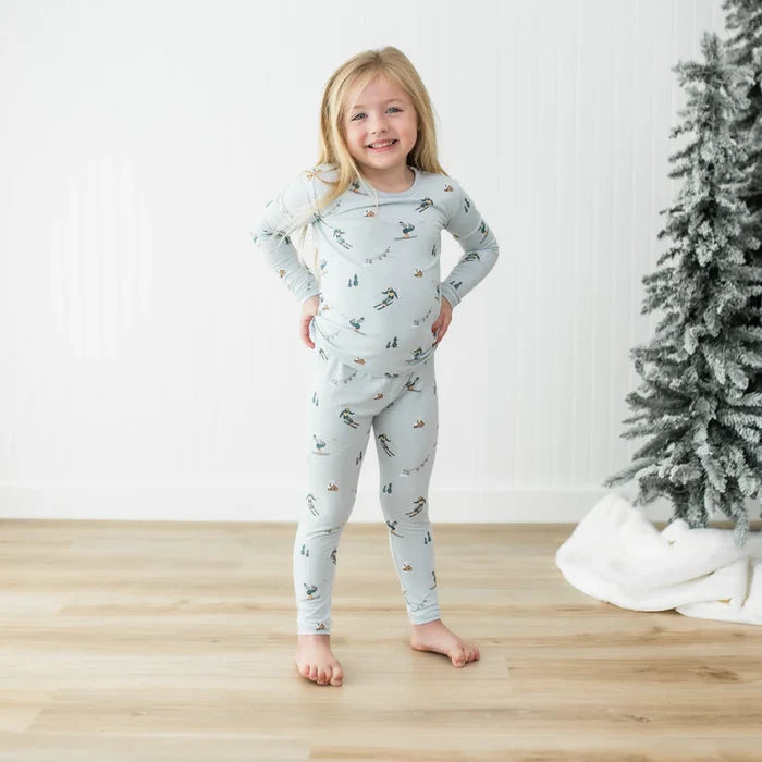 Kyte Baby Long Sleeve Toddler Pajama Set - Ski