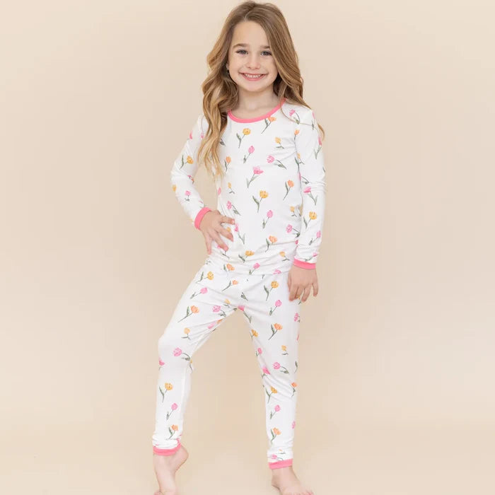 Kyte Baby Long Sleeve Toddler Pajama Set - Tulip