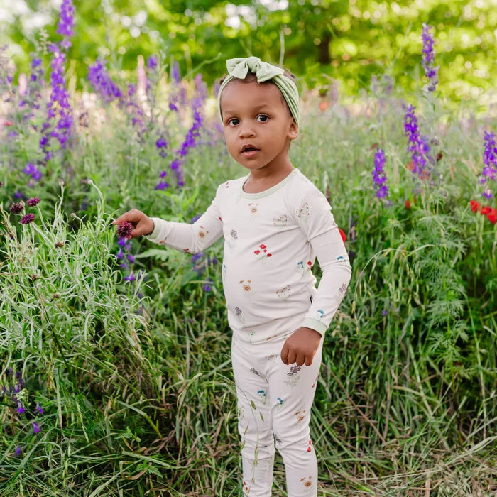 Kyte Baby Long Sleeve Toddler Pajama Set - Wildflower