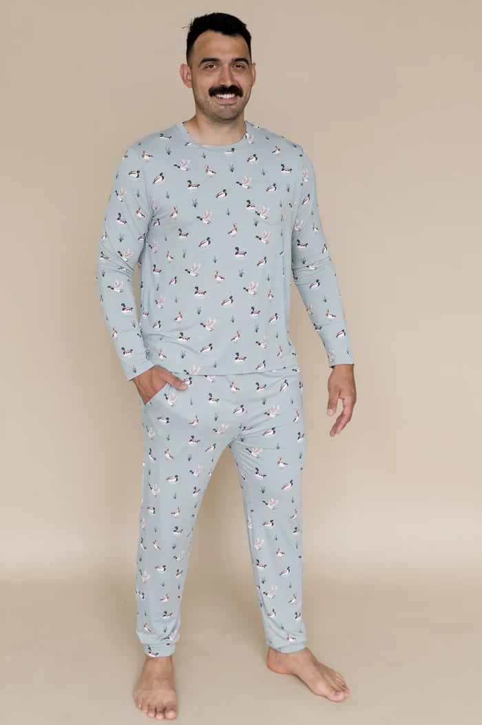 Kyte Baby Men's Jogger Set - Mallard Duck