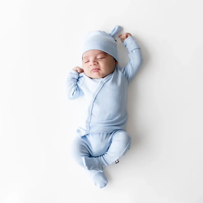 Kyte Baby Pointelle Take Me Home Set with Cap - Breeze