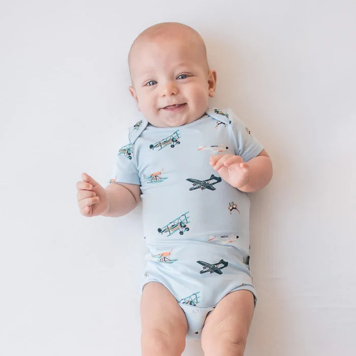 Kyte Baby Short Sleeve Bodysuit - Take Off