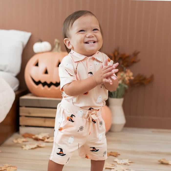 Kyte Baby Short Sleeve Polo - Bewitched