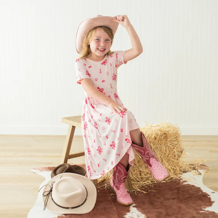 Kyte Baby Twirl Dress - Disco Cowgirl