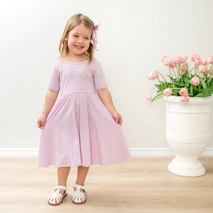 Kyte Baby Twirl Dress - Thistle