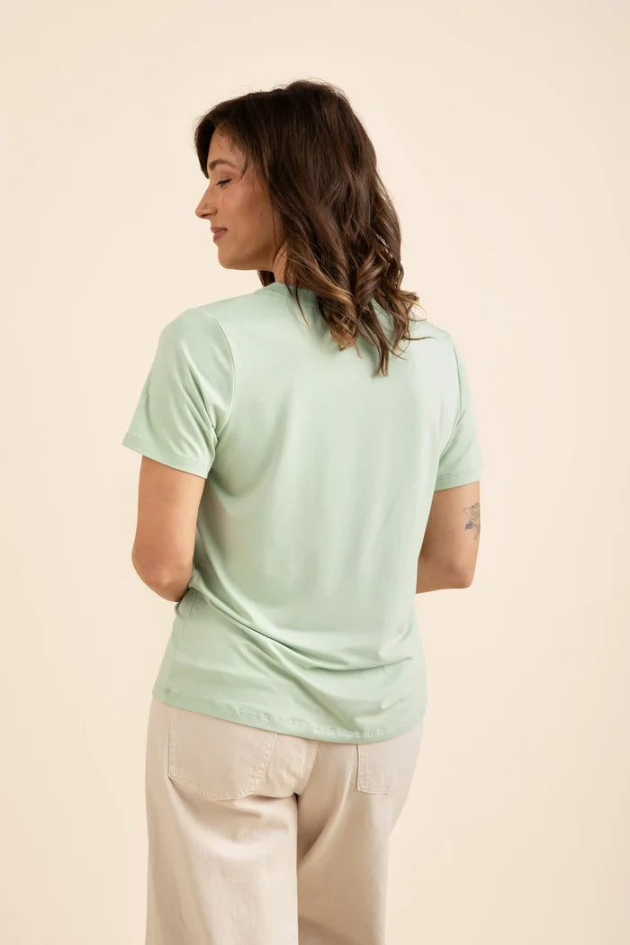 Kyte Baby Women's Crew Neck Tee - Basil
