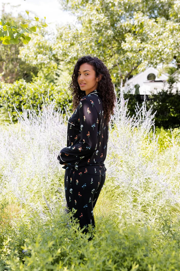 Kyte Baby Women's Long Sleeve Pajama Set - Midnight Wildflower