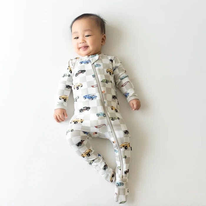 Kyte Baby Zippered Footie - Fast & Fierce