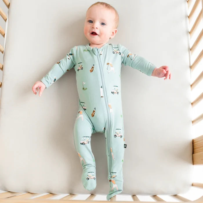 Kyte Baby Zippered Footie - Golf
