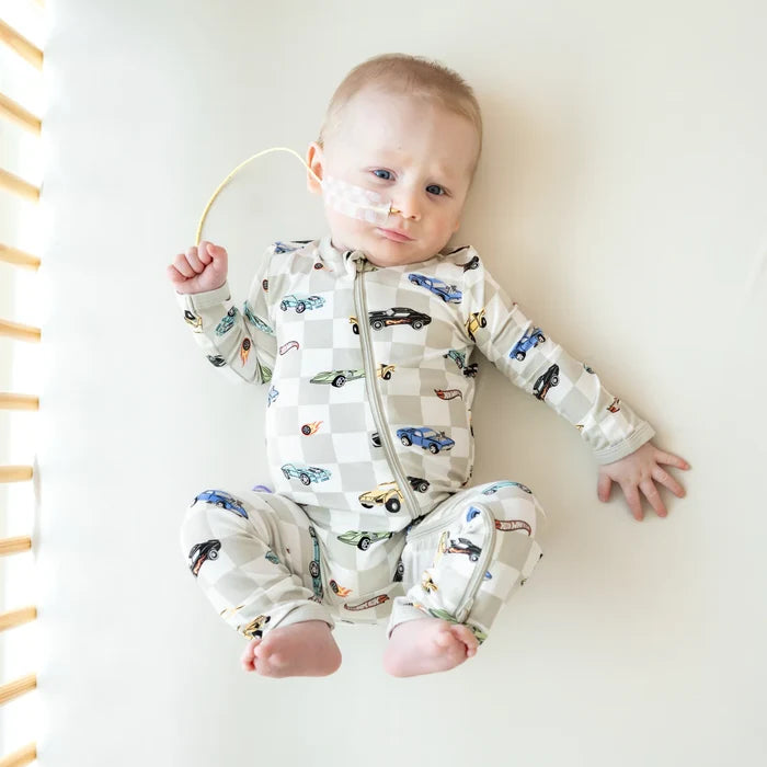 Kyte Baby Zippered Romper - Fast and Fierce