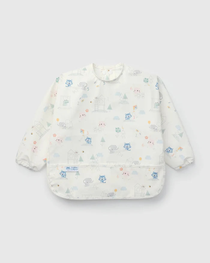 Loulou Lollipop Long Sleeve Bib - Mini Mathletes